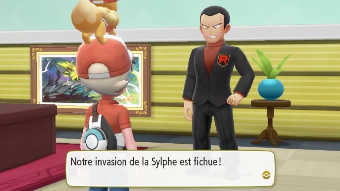 Pokémon Let's Go Safrania Sylphe SARL Team Rocket Giovanni Défaite