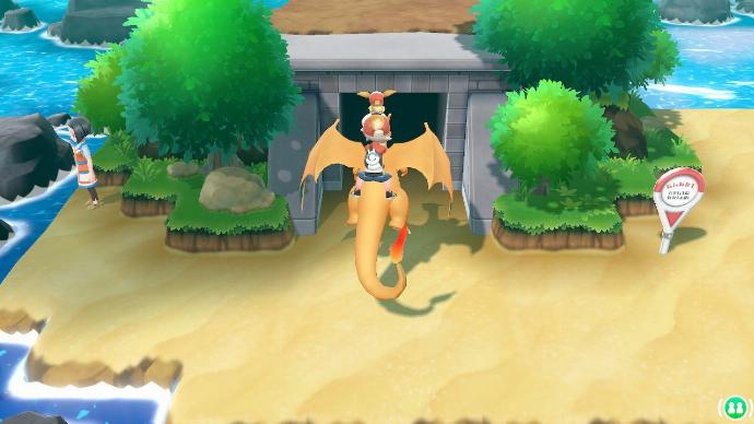 Pokémon Let's Go Îles Écume Entrée Chenal 19