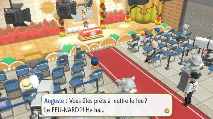 Pokémon Let's Go Cramois'Île Arène Auguste Jeu De Mots