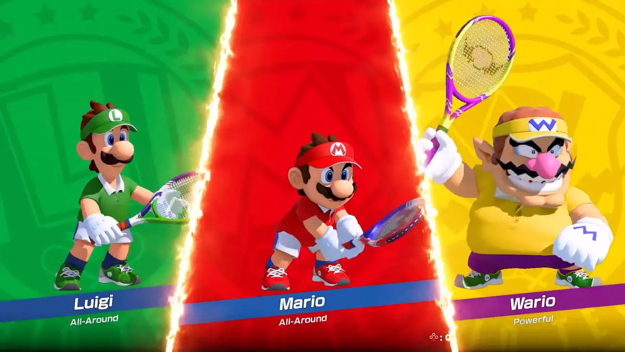 mario tennis tenues