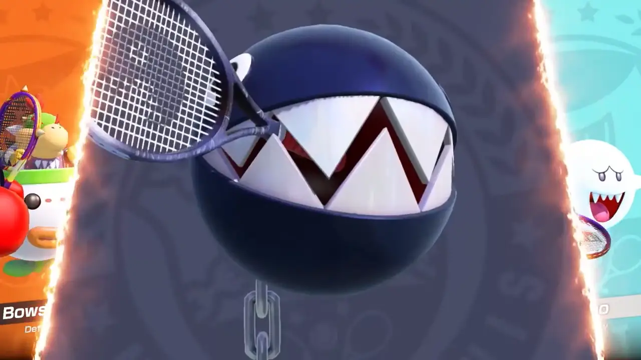 mario tennis chomp