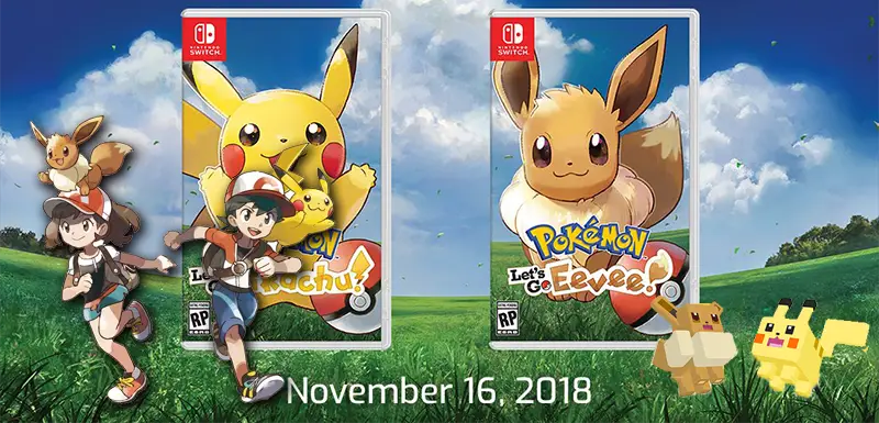 Pokémon Lets Go Pikachu Et Lets Go Evoli Annoncés