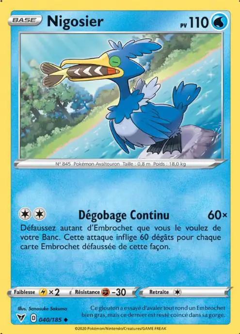 carte Nigosier tcg