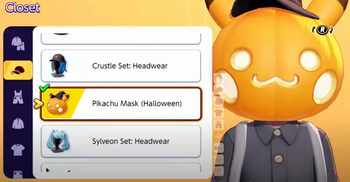 pikachu mask (halloween)
