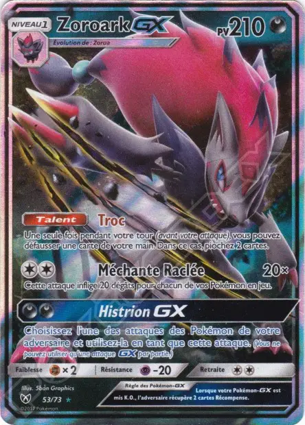 Zoroark GX Carte Pokémon