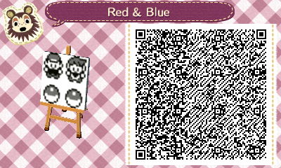 red et blue animal crossing