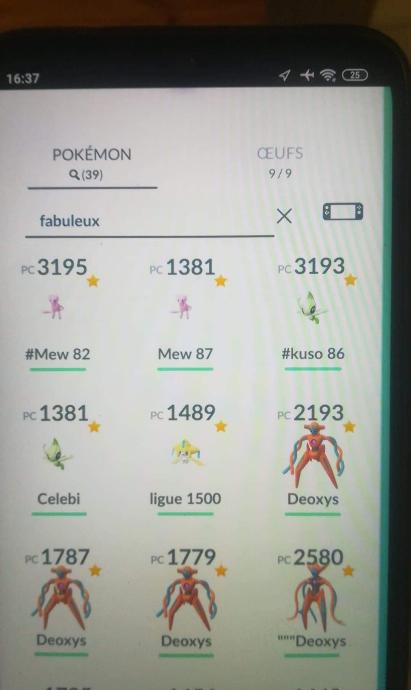 Fabuleux Pokémon GO