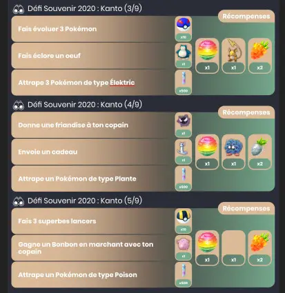 Quête Pokémon Go