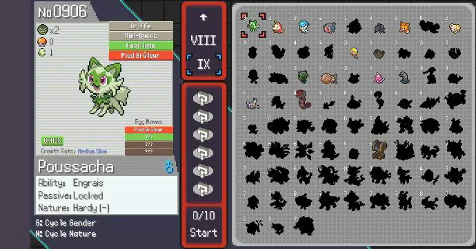 starters PokéRogue