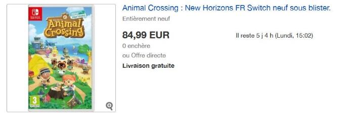 animal crossing ebay