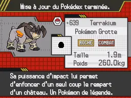 Page Pokédex de Terrakium