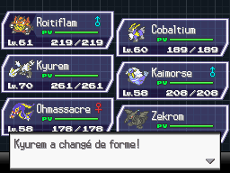 Réapparition de Kyurem et Zekrom