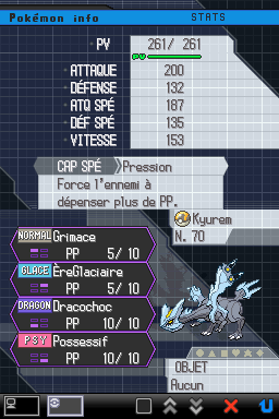 Stats de Kyurem