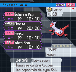 Résumé de Latias