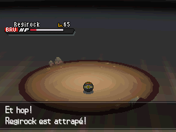 Capture de Regirock