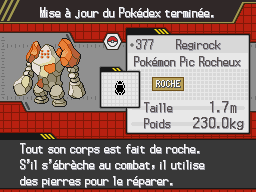 Pokedex Regirock