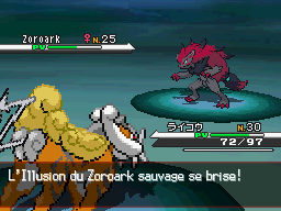 Combat contre Zoroark