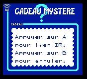 écran accueil cadeau mystère