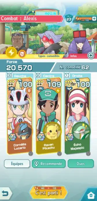 capture écran pokémon masters ex