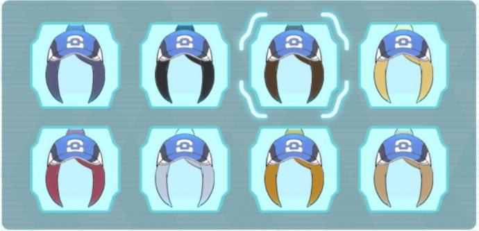 différentes coupes de cheveux disponibles pokémon masters