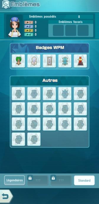 la fonctionnalité Emblèmes est disponible via le Porygophone - Pokémon Masters