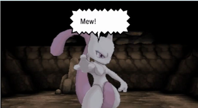 Cutscene Mewtwo