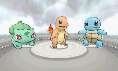 Starters de Kanto offerts