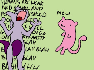 Mewtwo et Mew