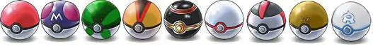 Pokémon Poké Ball Pokéballs Kanto Johto Sinnoh Hoenn Capturer Pokémon