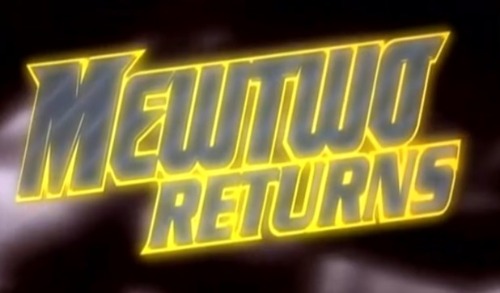 écran titre du retour de Mewtwo