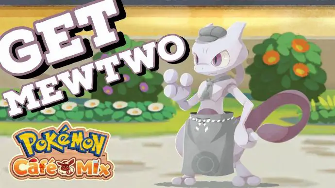 Mewtwo dans Pokémon Café Mix
