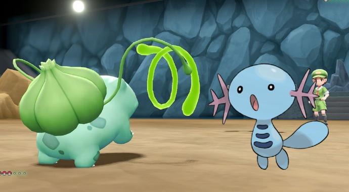 capture d'écran Pokémon Let's Go Fouet Liane sur axoloto