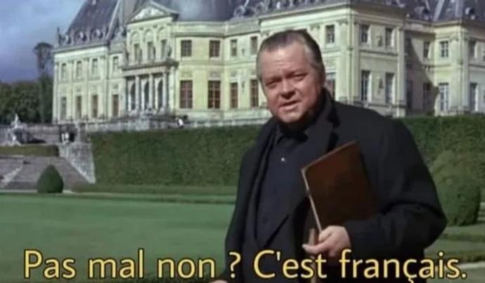 pas mal non c'est français