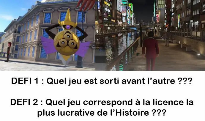 comparaison Pokémon Yakuza