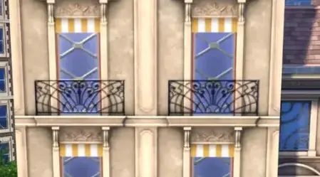 y  a pas de balcons