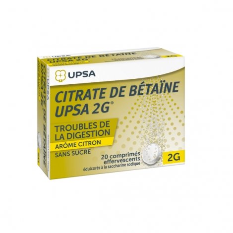 Photo boite de citrate de bétaïne