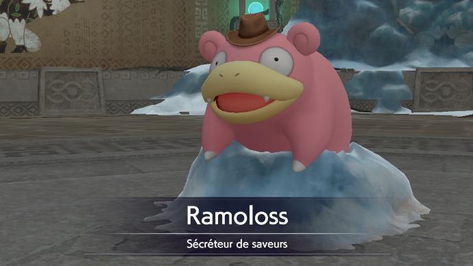 Ramoloss et son chapeau, sécréteur de saveurs