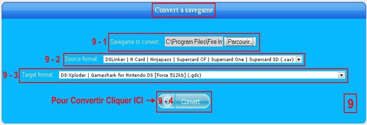 09 Convertir La Save (.gds)