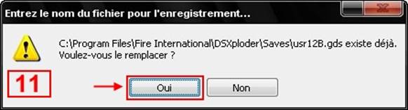 11 Accepter le Remplacement de fichier