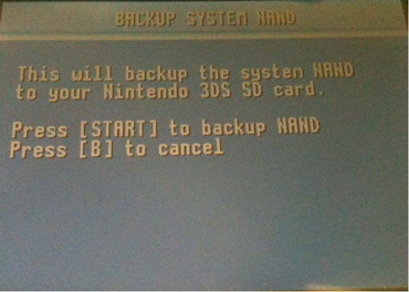Backup NAND