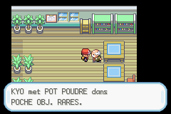 Le héros obtient le Pot Poudre.