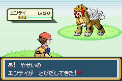 Rencontre avec Entei