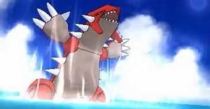 Groudon dans le Trailer montrant l'introduction de Rubis Omega