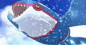 Kyogre dans le Trailer montrant l'introduction de Saphir Alpha