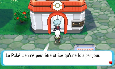 Le Poké Lien pour transférer Pokémon et objets venant de la démo