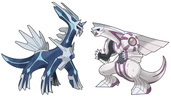 Artwork de Dialga et Palkia par TheSerotonin