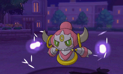 Hoopa fait des étincelles.