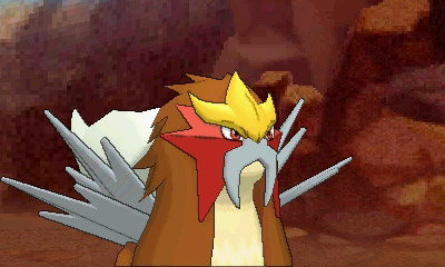 Entei au combat