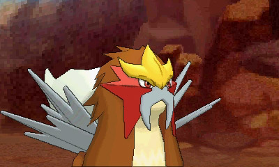 Entei au combat