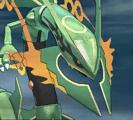 Mega-Rayquaza au combat